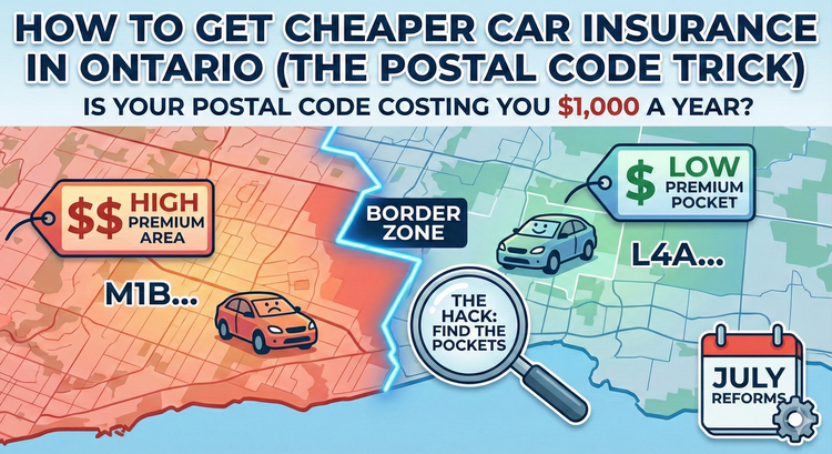 Is your postal code costing you $1,000 a year Discover the Border Zone hack, the truth about the insurance reforms, and how to find the cheapest insurance pockets in the GTA